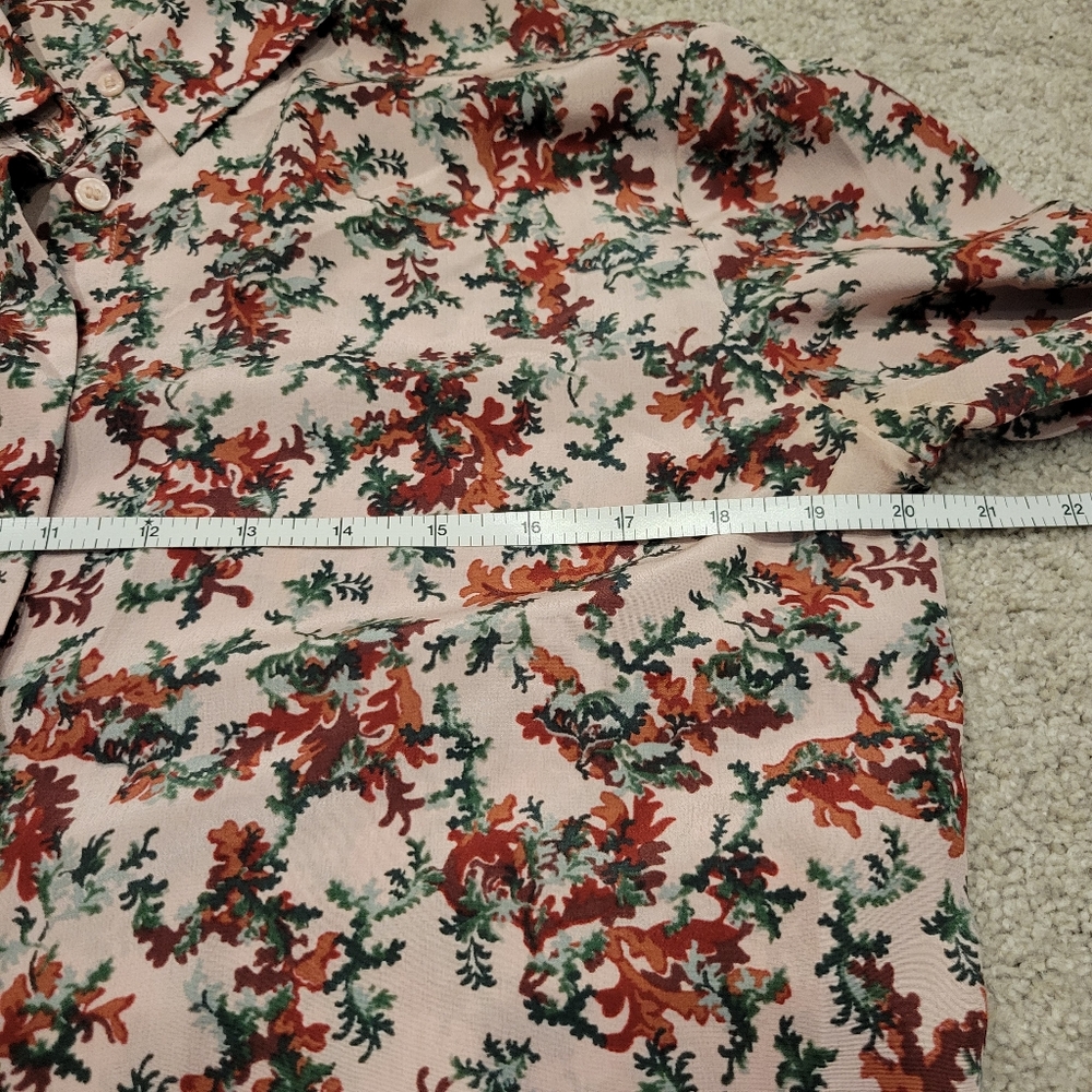& Other Stories Silk Floral Blouse - Picture 11 of 12